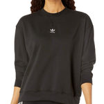 Adidas Originals Crewneck Sweatshirt Women’s S Black Pullover Long Sleeve Photo 0