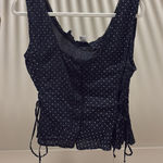 Cotton Express black polka dot top  Photo 0