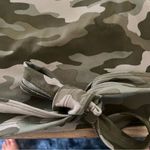 PINK - Victoria's Secret Victoria secret Pink Ultimate Wrap Top Green Camo Size Small Photo 4