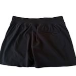 Athleta Hybrid Mini Skort Skirt Black Running Golf Tennis Pull On SZ 6 Photo 1