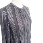 Rails  Elouise Segrada Stripe Button Down Blouse Black White Size Small NWT Photo 4