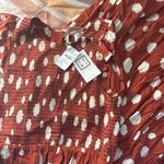 THML  Rust and White Midi Dress Photo 3