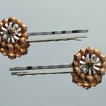 Handmade Stunning 3D Two-Tone 🌸 Flower Hair Clip  Photo 2