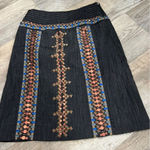Etcetera  Black embroidered Skirt size 0 Photo 3