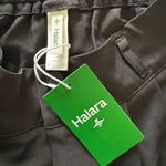 Halara High Waisted Straight Leg Work Pants Shirred Waist Zip Button Pockets ST Photo 3