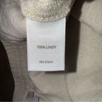 J. Jill Women’s 100% Linen Wide Leg Pants with Pockets in Cream Photo 12