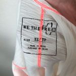 We The Free Free People neon tangerine stitch cotton tank top XS Photo 5