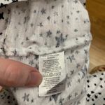 Loft White Star Print Short Sleeve Top Womens Size XS Casual Cotton T-Shirt Tee Photo 4