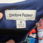 Shelby & Palmer  sleeveless sheer fully lined swing dress w/pleated top size 8 Photo 4