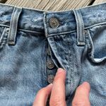 7 For All Mankind Women's Monroe Cut Off Short Denim Embroidered Size 25 Photo 5