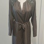 Skies Are Blue NWT Petite  Misti Shirt Dress Sz LP Photo 0