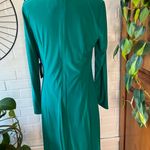 Vince Camuto Long Sleeve Bodycon Dress In Emerald Green Size 14 Photo 5