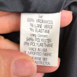 Theory  Women’s Virgin Wool Dark Gray Pinstripe 2-Button Blazer Photo 7