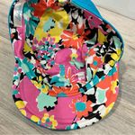Lady Hagen  Floral Turquoise Reversible Golf Hat Cap Elastic Back One Size Photo 3