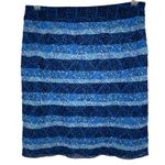 White House | Black Market Tiered Ruffled Raw Edge Ombre Dot Skirt EUC Size 6 Photo 4