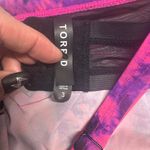 Torrid  Pink and Purple Tie Dye Peplum Bikini Top- 3 Photo 7