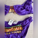 Gottex Vintage Purple Medallion Underwire Bikini, Size 12 Photo 1