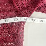 Marissa Webb Cybil Maroon Lace Dress Flutter Sleeve Cocktail Dress Small Red Photo 6