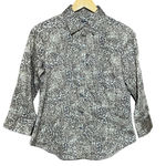 Talbots NWOT ‎ Leopard Button Down Size 4 Photo 0