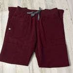FIGS  Maroon Scrub Pants Size Small Photo 0