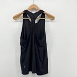 Athleta  Women's Black Racerback Tank Top Athletic Activewear Workout Medium‎ Photo 4