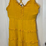 Forever 21  Women’s Yellow Tiered Dress Photo 0