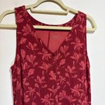 Garnet Hill  Button-Front Knit Tank Dress Floral Photo 8