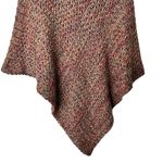 Chico's  Knit Poncho Sweater shimmer lurex puana one size Photo 3