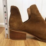 Steve Madden  Brown Suede Open Side Ankle Boot Bootie Chunky Heel Leather Size 10 Photo 13
