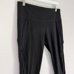 Athleta Women’s Mesh Cutout Salutation 7/8 Tights Leggings Black Size Medium Photo 5