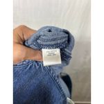 Vintage Denim Maxi Skirt 16 Blue Jean Side Slits Asymmetrical Cotton Modest Photo 8