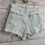 Kendall Kylie Shorts Womens Light Wash Bohemian Destroyed Hippie Fringe 11/30 * Blue Size undefined Photo 3