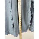 ZARA  XS Women’s Oversized Green Button-Down Shirt Long Sleeve Photo 8