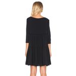 Ba&sh  Dress Women‎ Medium Black Ruffle Hem Stinson Tiered Mini Whimsigoth Gothic Photo 2