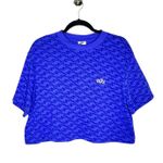 Nike Women's Sportswear Icon Short-Sleeve in Blue Size Medium Photo 3