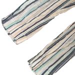 BeachLunchLounge  Women’s Striped Joggers in Blue and Cream Photo 2