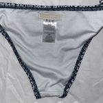 Michael Kors  Peace & Love String BIKINI Bottom Gray & White Women’s Large L Photo 6