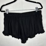 UGG  2-Piece Pajamas Shorts / Tank Shirt Black Sz Large Drawstring Super Soft Photo 9