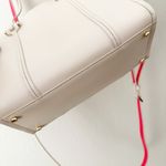 Kate Spade | "Arbour Hill Elodie" Purse Nude Beige Bright Coral + Long Strap Photo 7