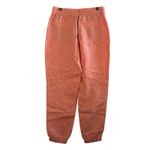 Athleta  Retreat‎ Linen Jogger Pants Coral Sunset Glow Elastic Cuff womens sz 4 Photo 1