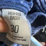 BDG  High Rise Baggy Blue Distressed Corduroy Size 30 Photo 9