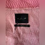 Urban Outfitters Out From Under Pink Cropped Frayed Knit Sweater, Size Small Photo 2