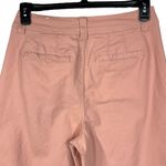 A New Day  SZ 8 Wide Leg Crop Pants Stretch Hi-Rise Zip-Fly Pockets Light Pink Photo 4
