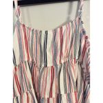 Jun & Ivy  striped front tye cropped tank top Medium M Photo 6