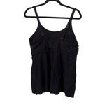 Amazon Women's Black Swim Shirt Top L Adjustable Straps Photo 3