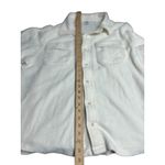 PINK - Victoria's Secret Victoria's Secret PINK Cream Sherpa Fleece Button Down Shirt Jacket Women's L/G Photo 2