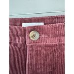 Loft NWT Corduroy Straight Leg High Rise Pants Women’s Size 30 Eggplant Purple Photo 3