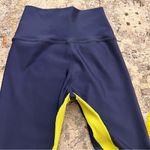 Peloton ‎ Navy Contrast Show Up Rib Leggings Size S Photo 8