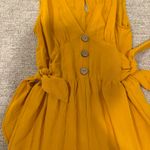 Abound  Mustard Sleeveless Jumpsuit Photo 1