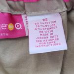 Liz Lange Maternity Cropped Wide Leg Khaki Pants NWT Size 16 Cropped Khaki Pants Photo 6